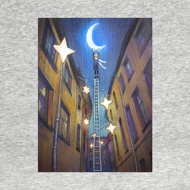 Riga Street of Stars by illustore